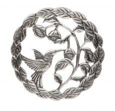 Robert Sorby Pewter Lid - Bird with Seeds