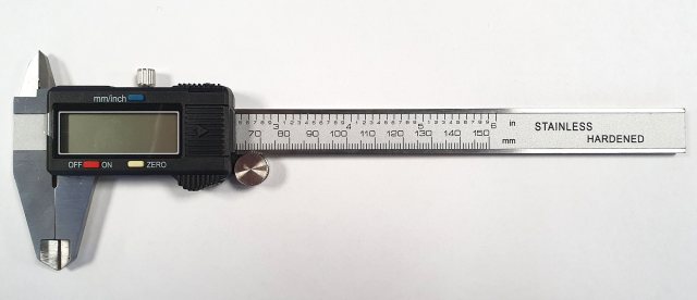 RTP 6" (150mm) Standard Metric Imperial Digital Vernier Caliper, RTPDIGCAL