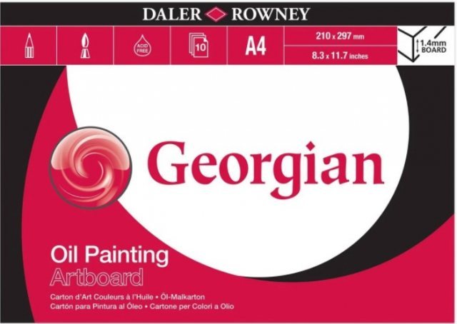 A4 Georgian Oil Painting Artboard by Daler Rowney