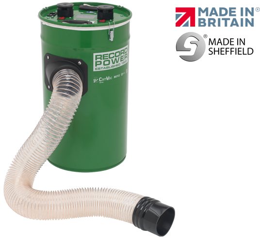 Record Power Record Power CamVac Medium Extractor with 2m Hose and Easy-Fit Cuff Single / Twin CGV336 - New Style
