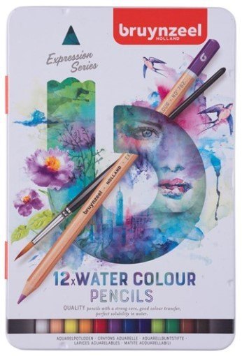 Royal Talens Bruynzeel Set of 12 Water Colour Pencils