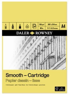 Daler Rowney Daler Rowney - A4 Smooth Cartridge Paper Pad