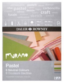 Daler Rowney Daler Rowney Murano Pastel Paper Pad  - Neutral colours (16 x 12')