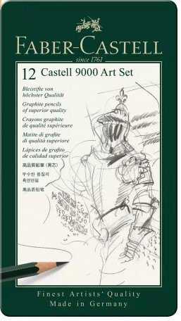 Faber Castell - 12 Castell 9000 Art Graphite Pencil Set