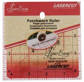 Sew Easy Sew Easy - Patchwork Quilt Ruler: Square 4.5 x 4.5 inch