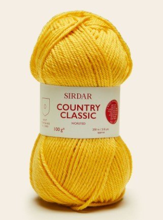 Sirdar Sirdar Country Classic Worsted  - Butterscotch 0676