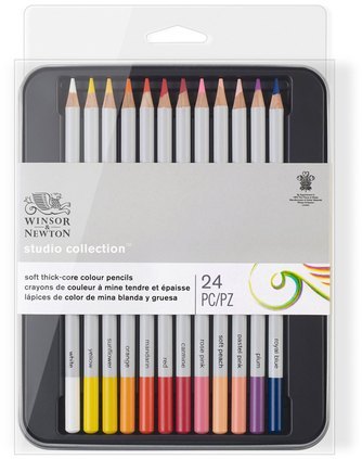 Winsor & Newton Winsor & Newton - Studio Set Colour pencils 24pc