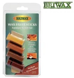 Briwax Wax Filler Sticks Medium Wood Shades