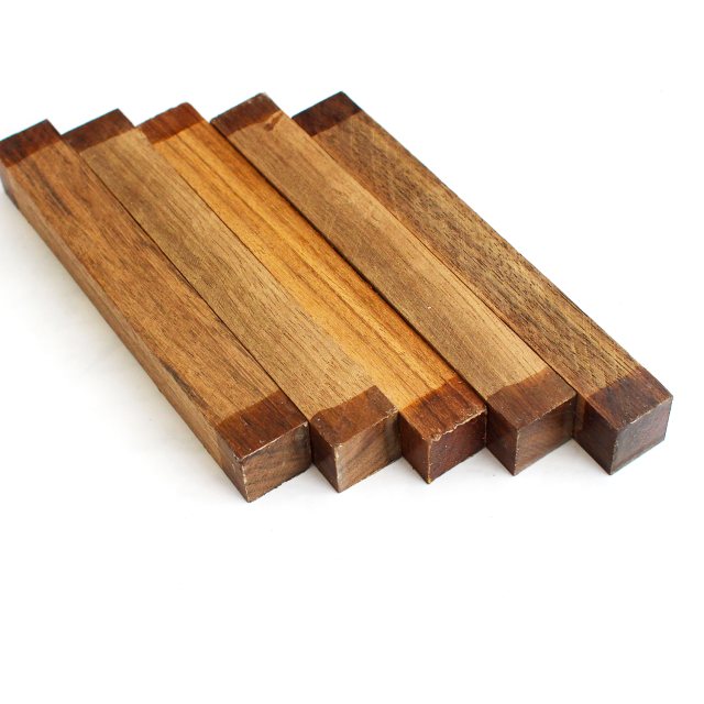 Yandles Ovangkol Hardwood Exotic Woodturning Pen Blanks Pack of 5