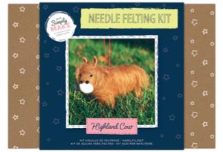Needle Felting kits- Highland Cow