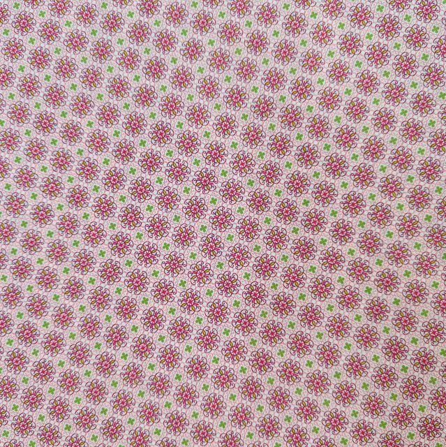 Yandles Pink Abstract Floral Cotton Lawn