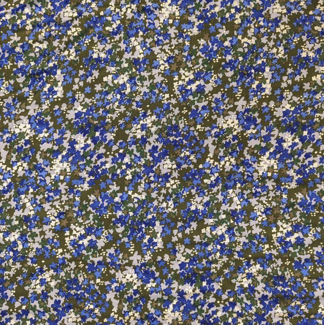 Yandles Blue Floral Print on Viscose