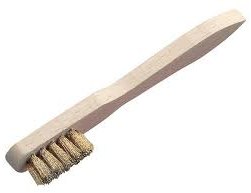 RazerTip Brass Wire Cleaning Brush for Pyrography Tips - Wooden Handle