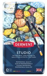 Derwent Studio Pencil Tin of 12