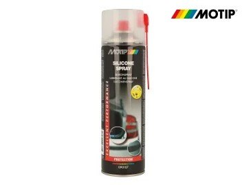 Plastikote Motip Pro Silicone Spray 500ml - Lubricate and protect plastic or rubber parts
