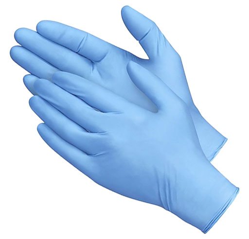 Scan Scan Blue Nitrile Disposable Gloves Medium / Large (Box of 100)