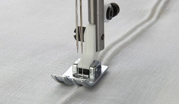 Husqvarna Sewing Machines 3 Groove Pin Tuck Foot with Raised Seam Plate
