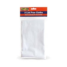Rustins Lint Free Cloths (Pack of 3)