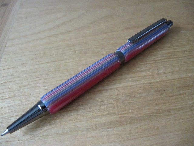 Planet Premium Gun Metal 7mm Twist Slimline pen