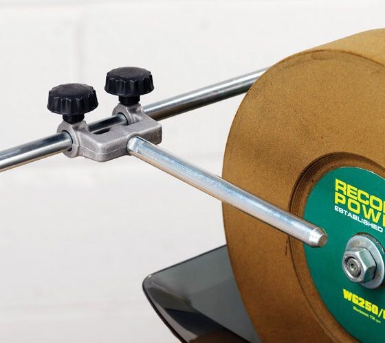Record Power WG250F Side Wheel Grinding Jig for WG250 10' Wet Stone Sharpening System