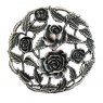 Pewter Lid  - Roses