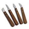 Four Piece Chip Carving Set with Rosewood Handles