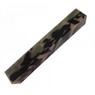 20mm Square acrylic Pen Blank, Green & Brown Cammo
