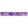 19mm Round Acrylic Pen Blank, Dark Orchid with White Swirl