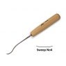 Stubai 3mm Spoon Flat Carving Gouges No4 Sweep