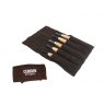 Narex Set of carving chisels START in leather tool roll