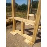 Yandles 150mm oak post solid base porch