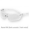 JSP Stealth 16g Clear K & N Rated Anti-Mist Safety Glasses