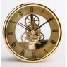 Gold skeleton clock 120mm