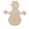 Plywood Snowman, Suitable for Pyrography