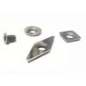 Replacement Carbide Tips For CTT1 Mini Turning Tool Cutter Set - Pack of 3 Round, Square, Diamond
