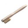 Brass Wire Cleaning Brush for Pyrography Tips - Wooden Handle