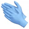 Scan Blue Nitrile Disposable Gloves Medium / Large (Box of 100)