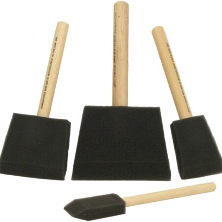 Chestnut Foam Brushes Pack of 4