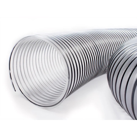 Noise Reducing Flexible Hose, Fits CamVac Exhaust Outlet - 63mm / 2.5"