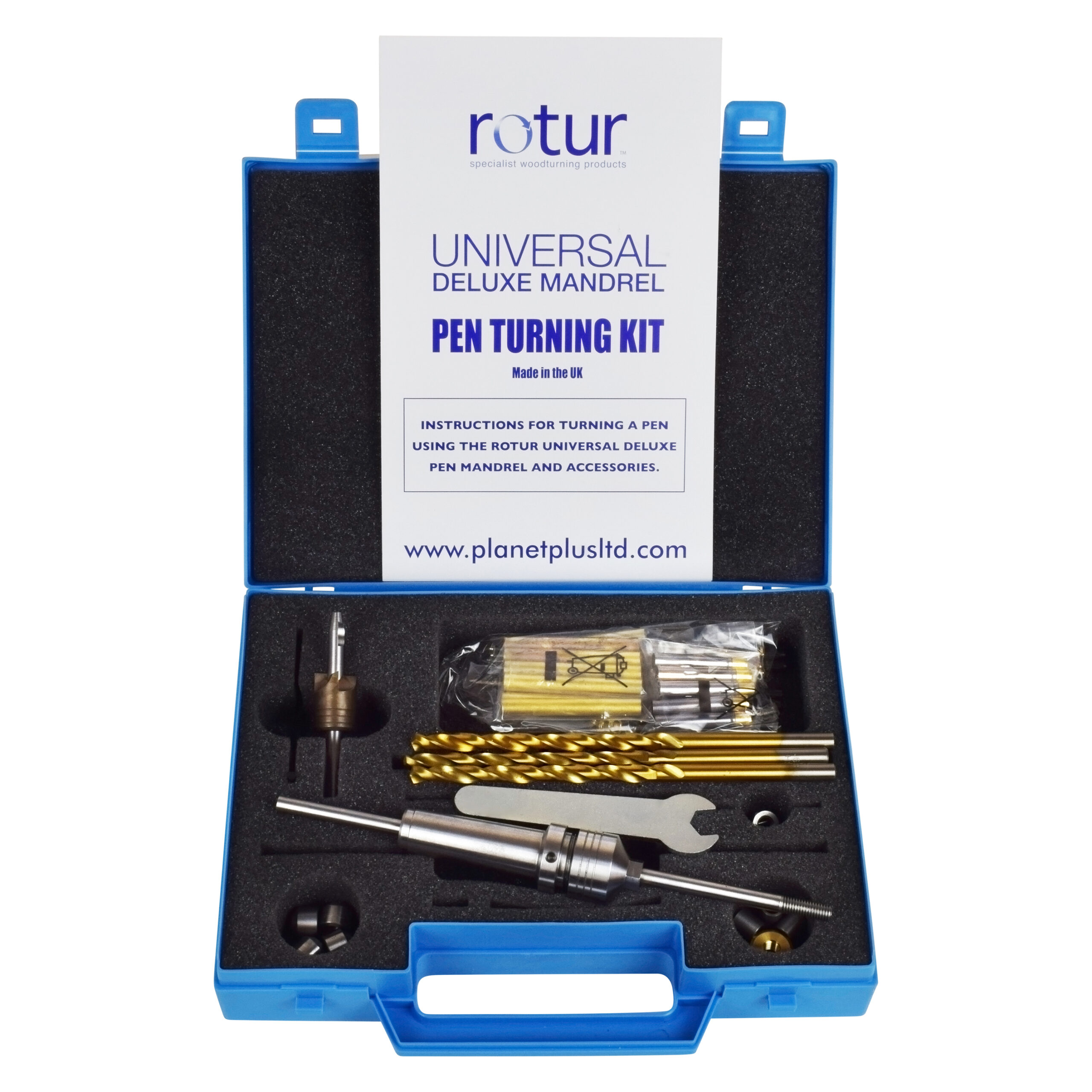 planet rotur deluxe colleted mandrel pen turning kit #penturning #colleted #planetrotur
