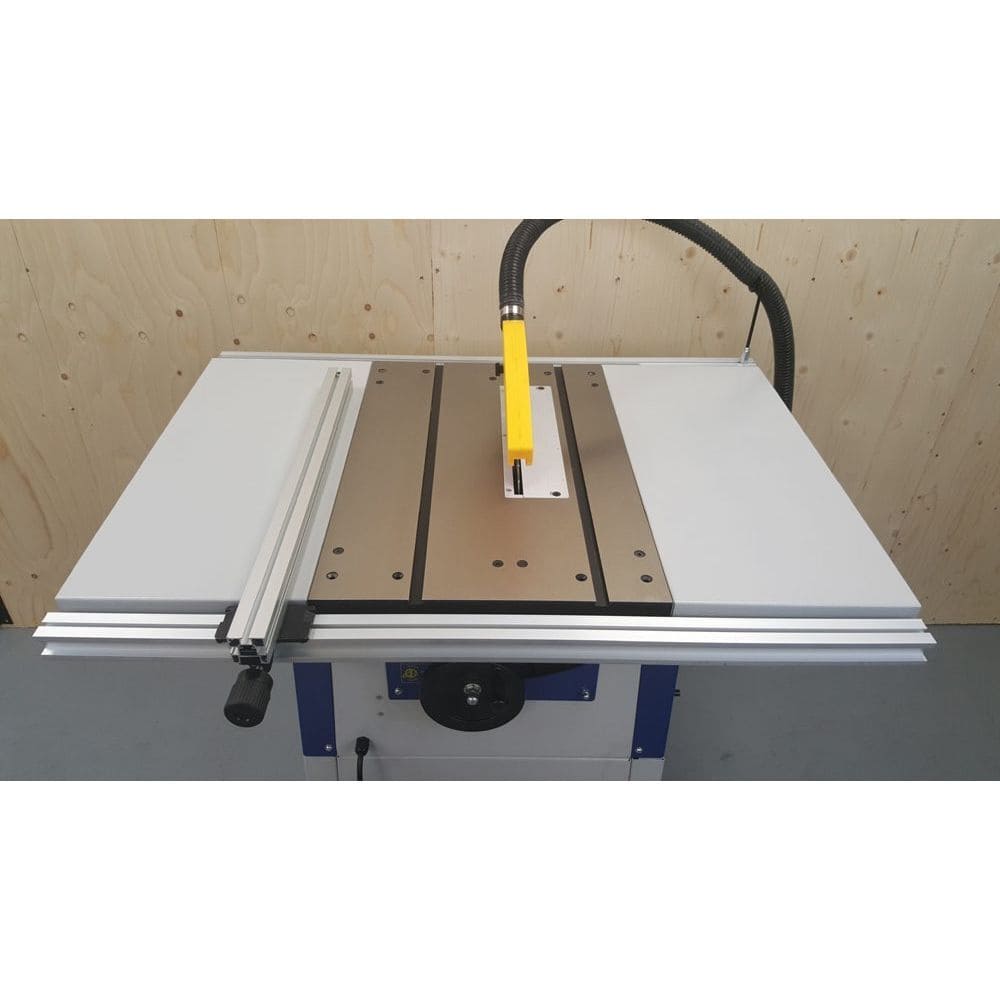 Charnwood 8" Cast Iron Table Saw with Extension Tables & Sliding Carriage - Image 7