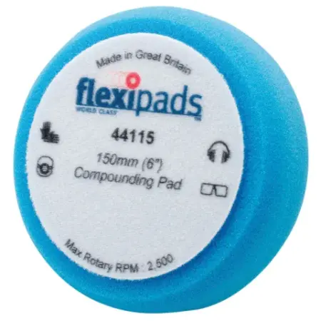 Flexipads 44115 Comp/polishing Foam Blue 150x50 Velcro