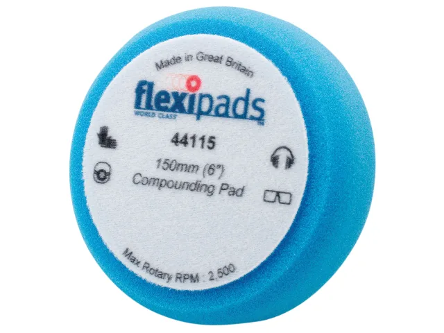 Flexipads 44115 Comp/polishing Foam Blue 150x50 Velcro