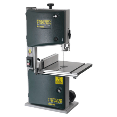 Record Power BS250 Premium Bench Top 10" Bandsaw 250W