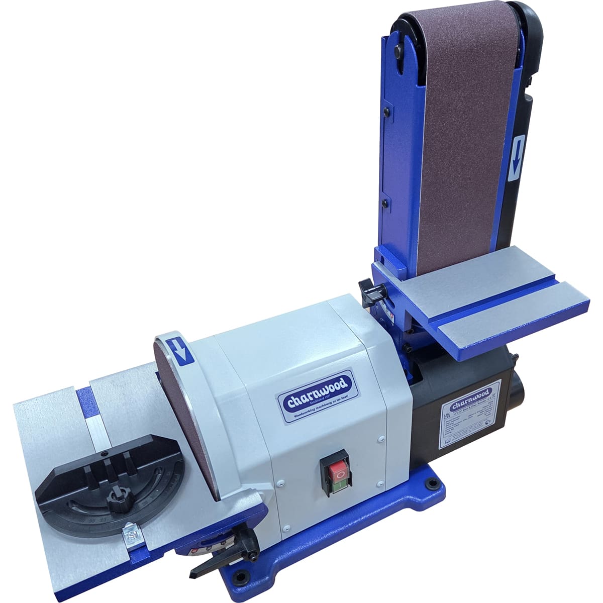 Charnwood 4” x 8” Belt & Disc Sander BD48 with Induction Motor - Image 2