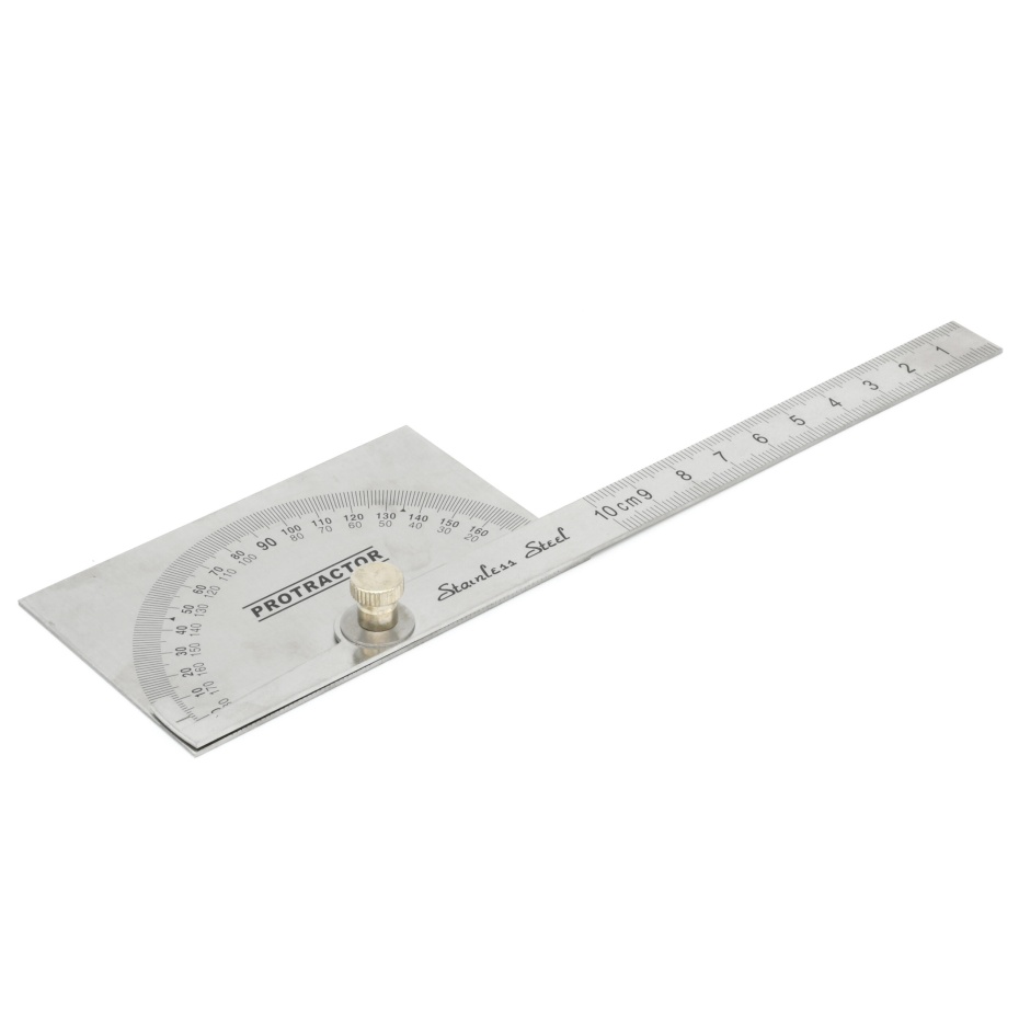 Planet steel protractor with arm #protractor #measuring