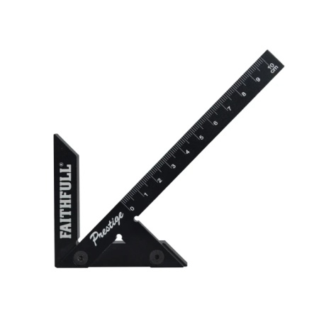 Faithfull Prestige Centre Finder Gauge Black Aluminium 100mm