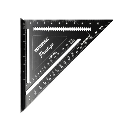 Faithfull Prestige Quick Square Black Aluminium 300mm (12in)