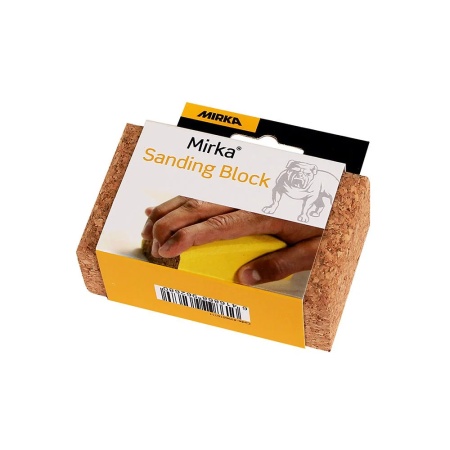 Mirka Cork Sanding Block / Hand Sanding Pad - 100x60x40mm