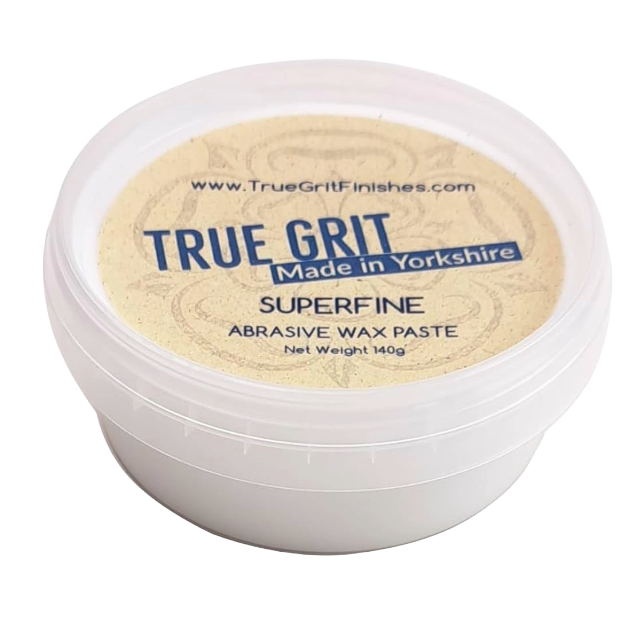 True Grit Superfine Woodturners Abrasive Paste Wax - Made in Yorkshire!